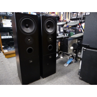 <p>Lovely speakers with a well-balanced, smooth frequency response.</p><p>Controlled and musical bass end, well-defined top-end.</p><p>A few light marks (pictured), otherwise good condition.&nbsp;</p><p>With front grilles.</p><p>Dimensions: 240 x 800 x 270 mm<br />Weight: 15,5 kg<br />Type: 2-way bass reflex, floorstanding speaker<br />Woofer: 200 mm<br />Tweeter: 25 mm dome tweeter<br /><br /></p>